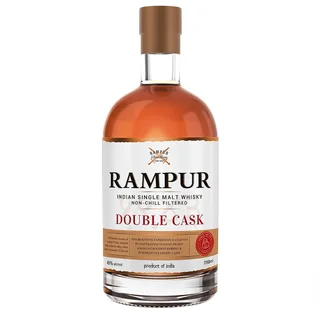 Rampur Double Cask Indian Single Malt Whiskey, 750 ml