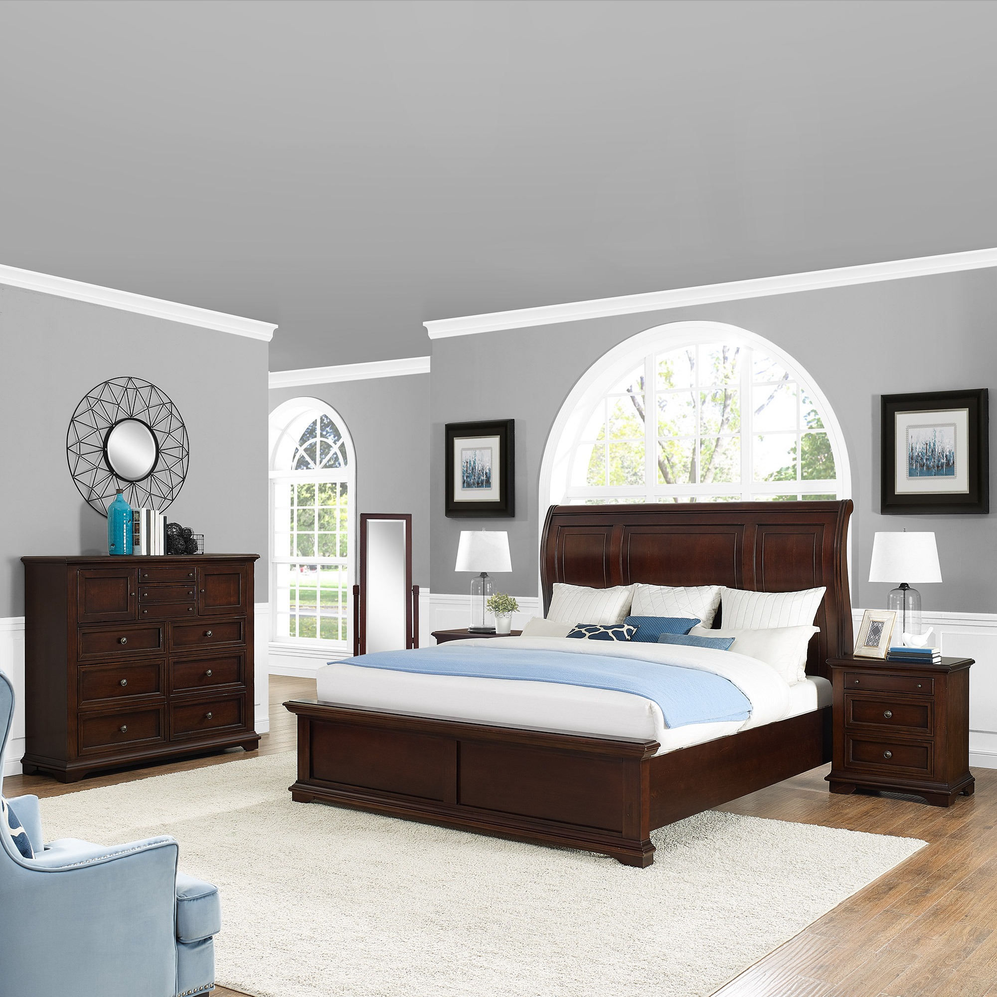 Bridgeport 5-piece Queen Sleigh Bedroom Collection | Costco