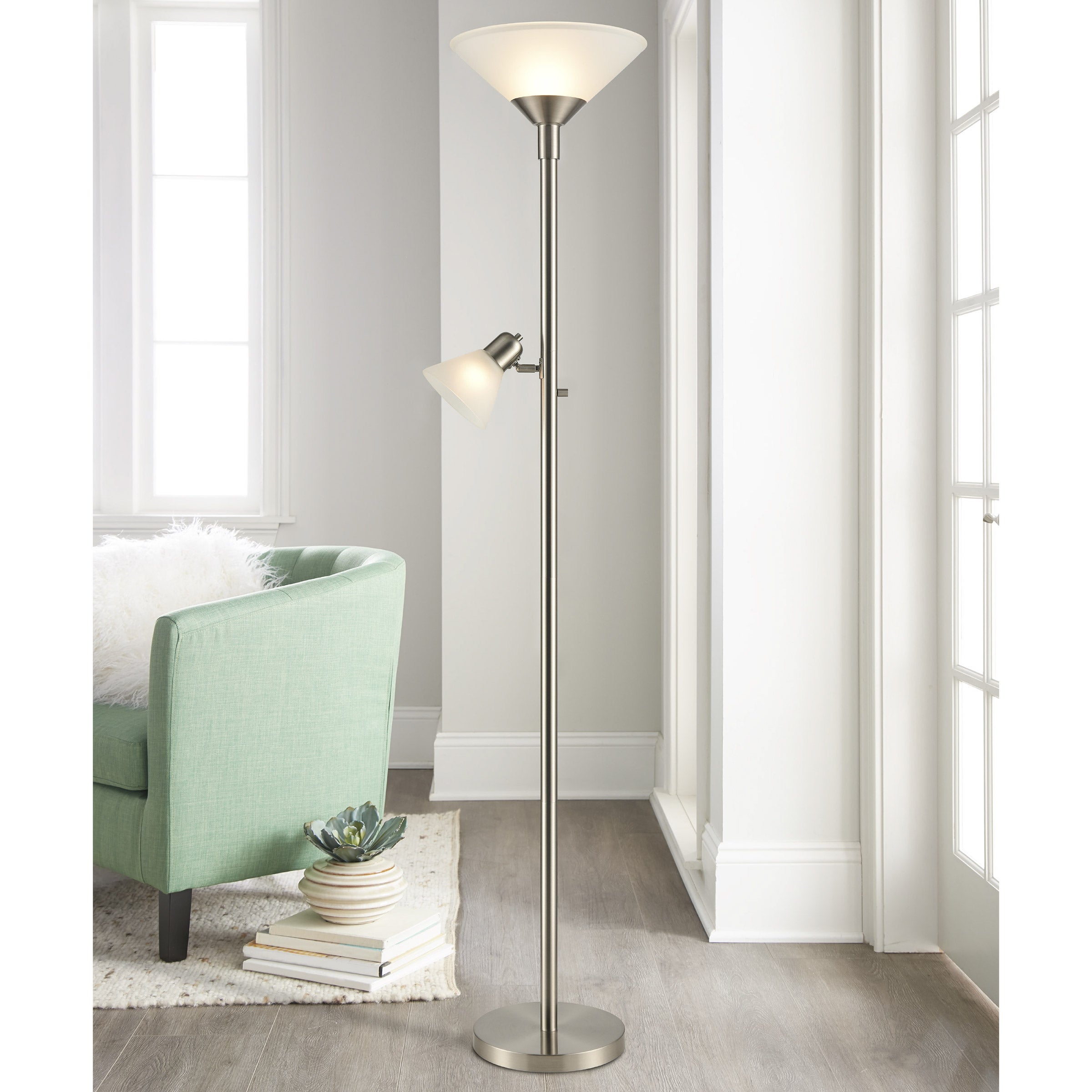 Torchiere Floor Lamp with Reading Light | Costco