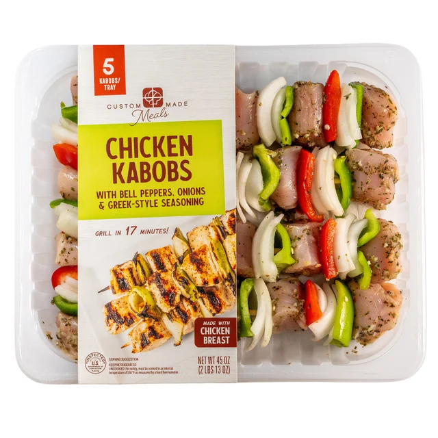 CUSTOM MADE MEALS CHICKEN KABOBS 45 OZ