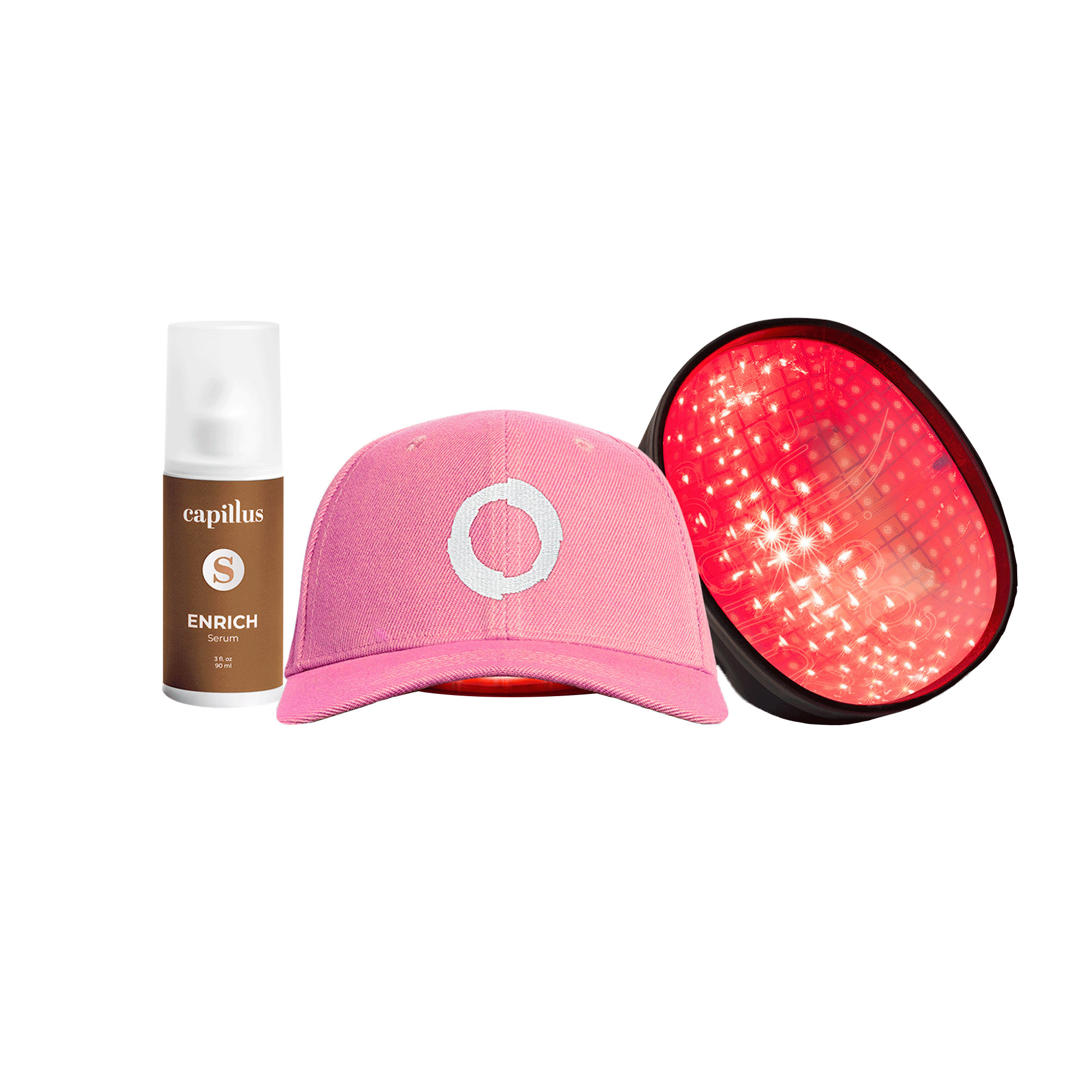 Capillus Focal Hair Laser Growth Cap Therapy Plus Serum