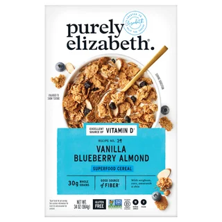 PURELY ELIZABETH VANILLA BLUEBERRY ALMOND CEREAL 34 OZ
