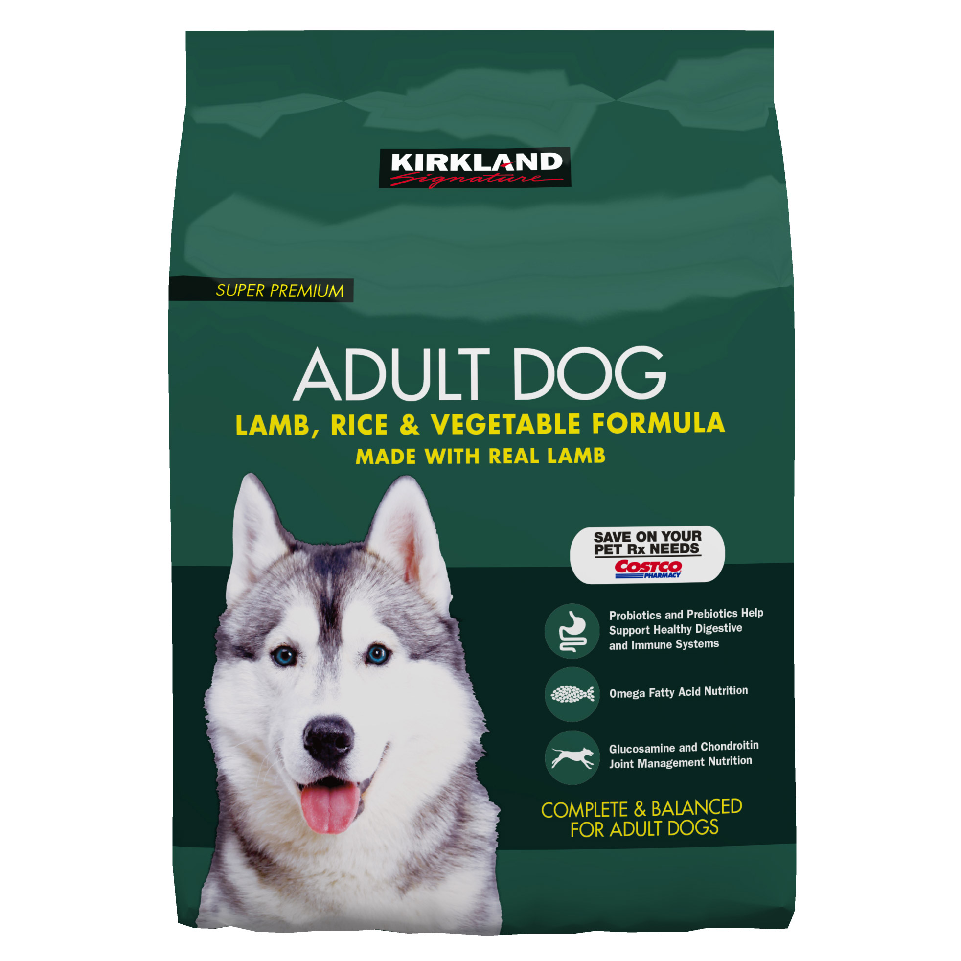Kirkland Signature Adult Formula Lamb, Rice and Vegetable Dog Food
