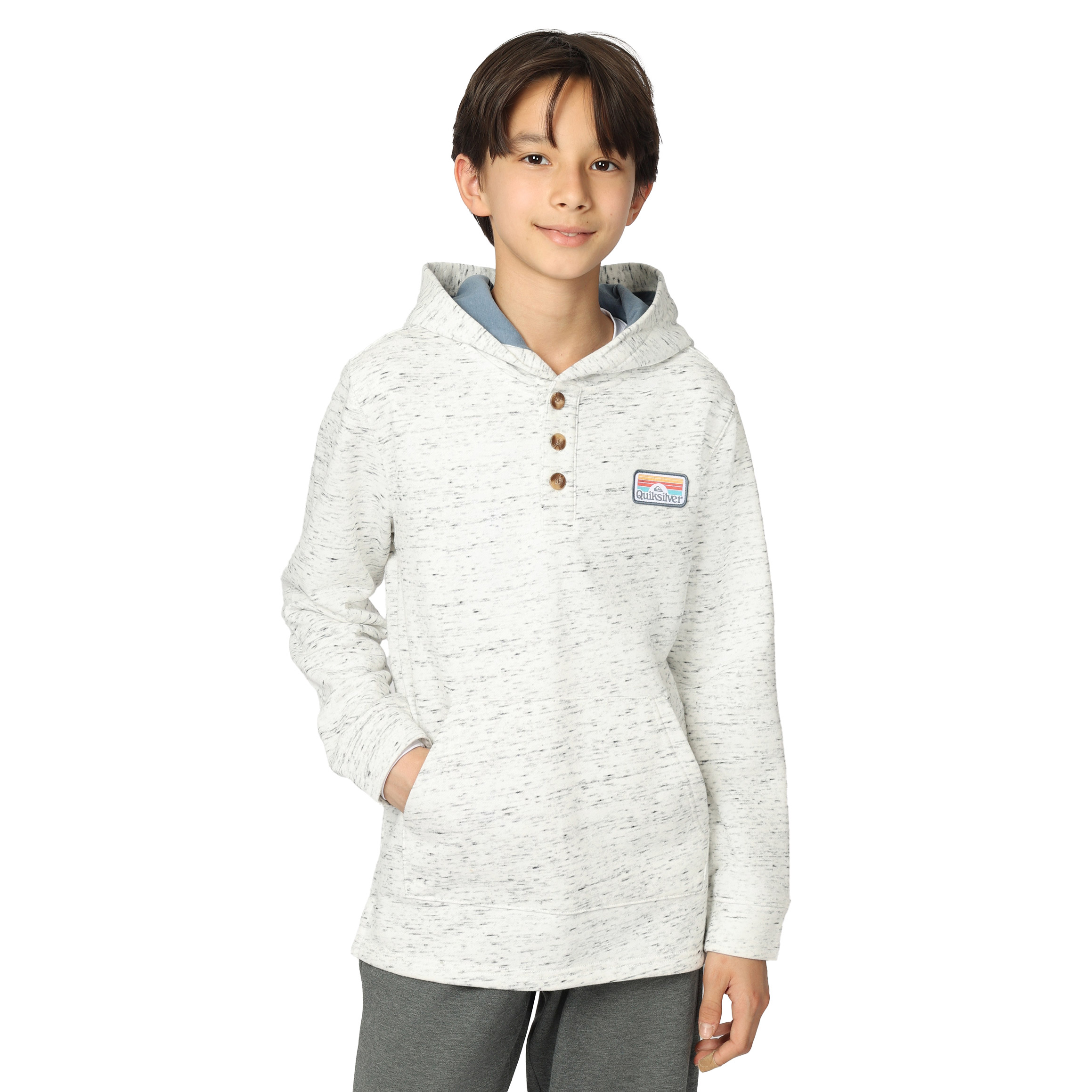 Quiksilver Boys Henley Hoodie