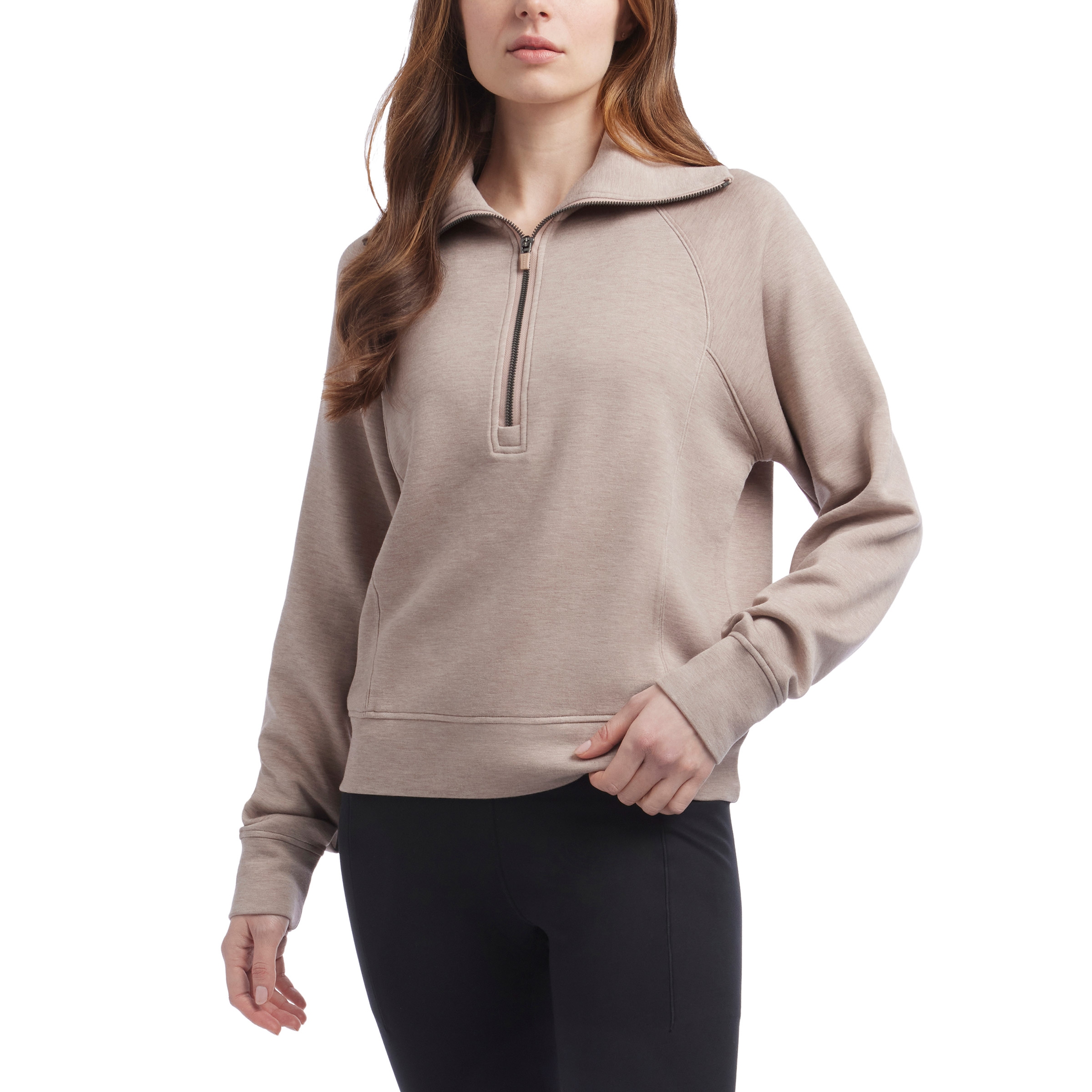 K⭐︎H⭐︎A Danskin Women's Luxe Half Zip Top | Costco