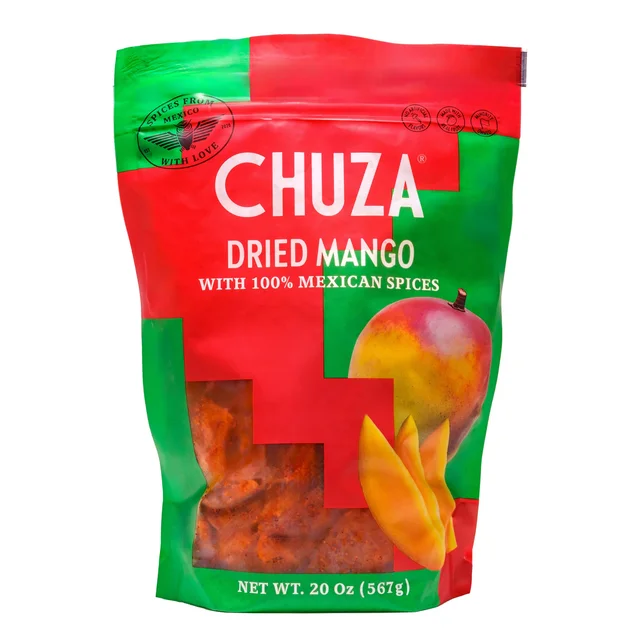 CHUZA DRIED MANGO WITH SPICE 20 OZ