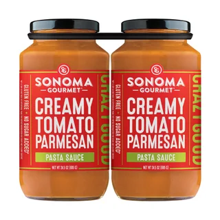 Sonoma Gourmet Creamy Tomato Parmesian Pasta Sauce, 24.5 fl oz, 2-count