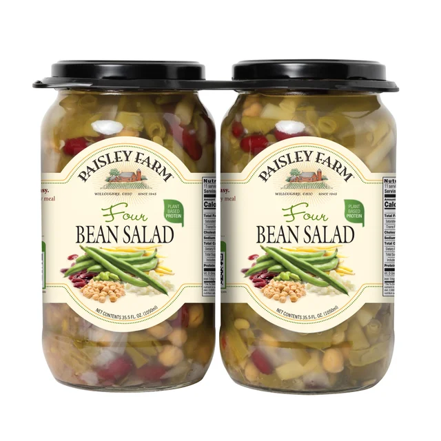 Paisley Farm Four Bean Salad, 35.5 fl oz, 2-count