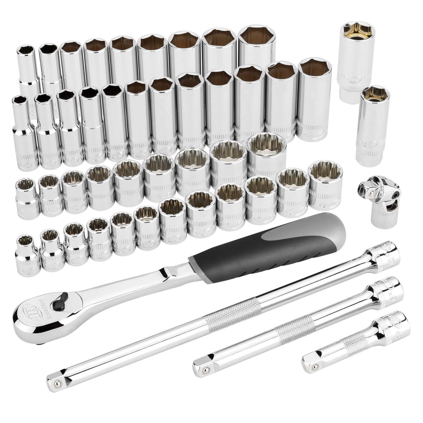 Ingersoll Rand 49 Piece 3/8 Inch Drive SAE/Metric Master Socket