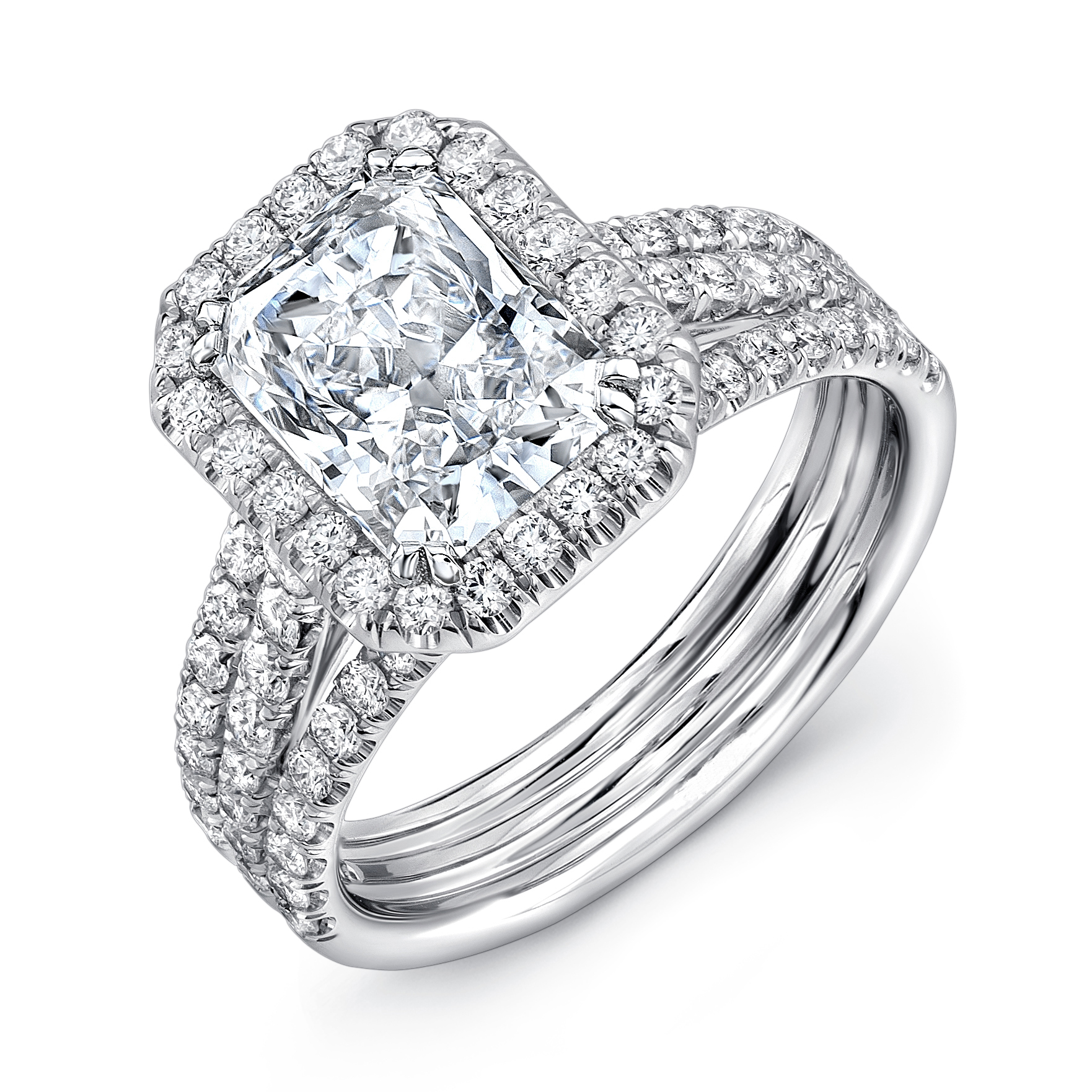 Rectangular Radiant Diamond Ring (2.46 ctw) | Costco