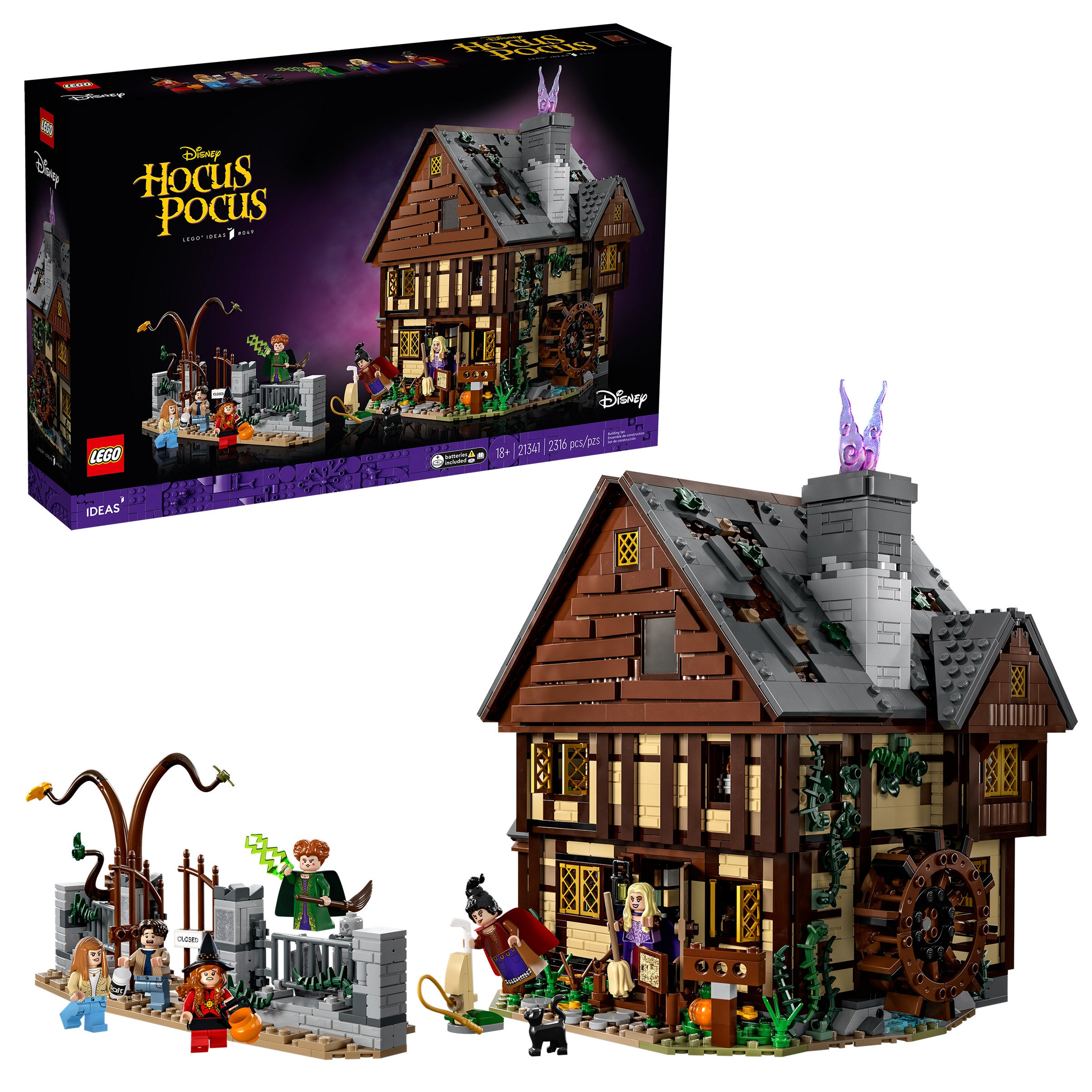 LEGO Ideas Disney Hocus Pocus: The Sanderson Sisters' Cottage