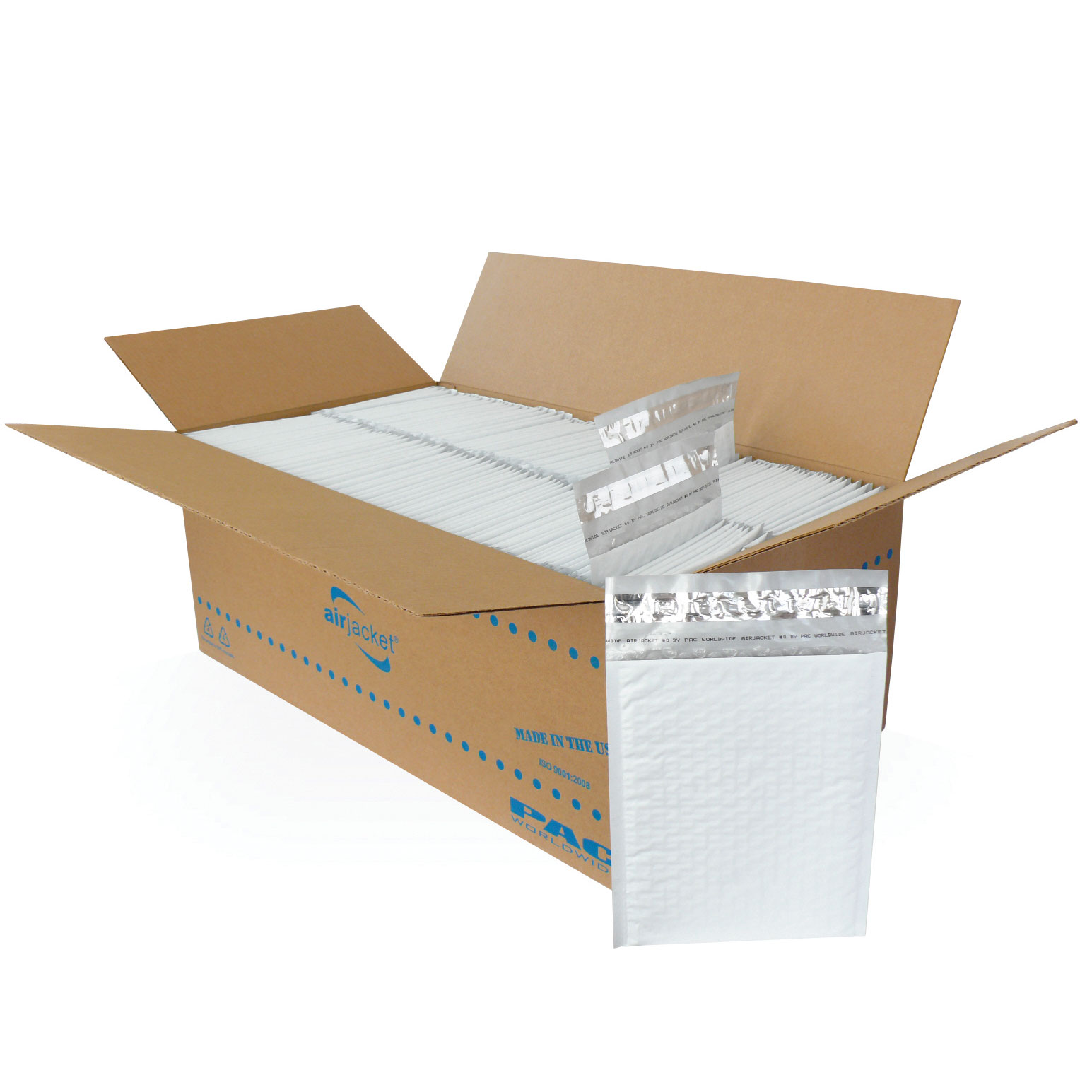 Crownhill Packaging #0 Poly Bubble Mailers Bulk Carton  250 per case