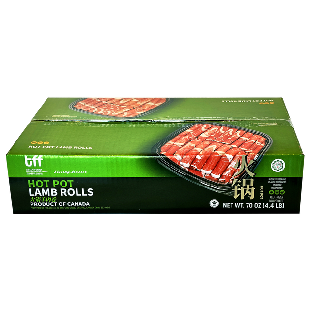 HOT POT HALAL LAMB ROLLS 4.4 LBS