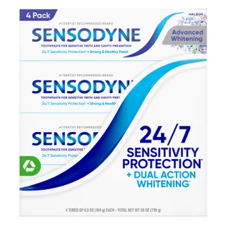 SENSODYNE ADVANCED WHITENING TOOTHPASTE 4/6.5OZ