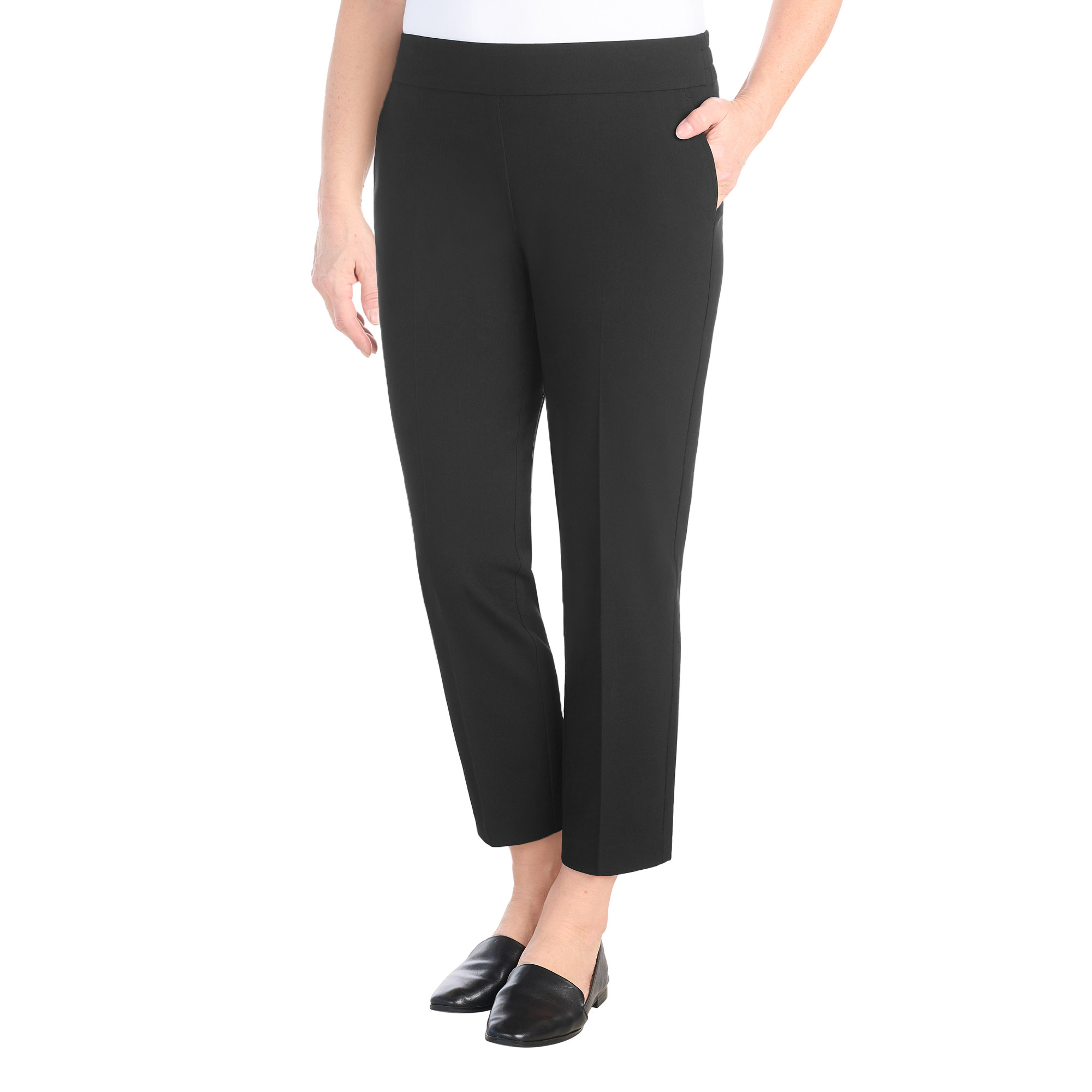 Stradivarius - Pantalon droit habillé - Noir