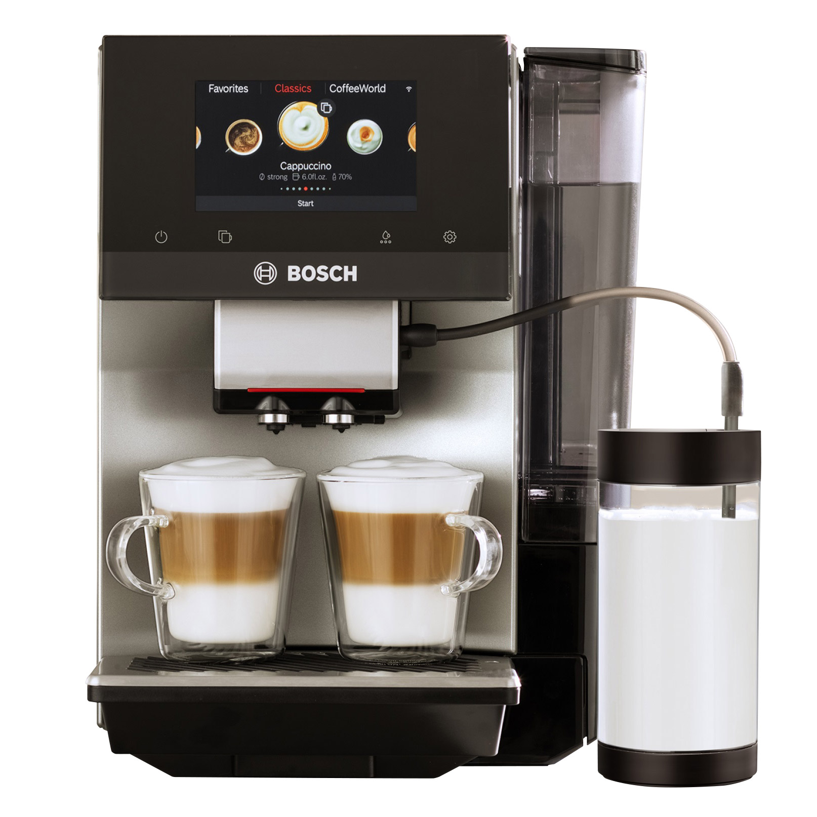 Bosch 800 Series Fully Automatic Espresso, Coffee and Cold Brew Machine with Built in Grinder