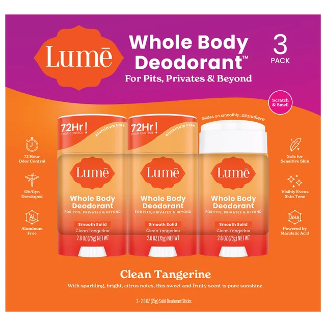 LUME WHOLE BODY DEODORANT 3/ 2.6OZ