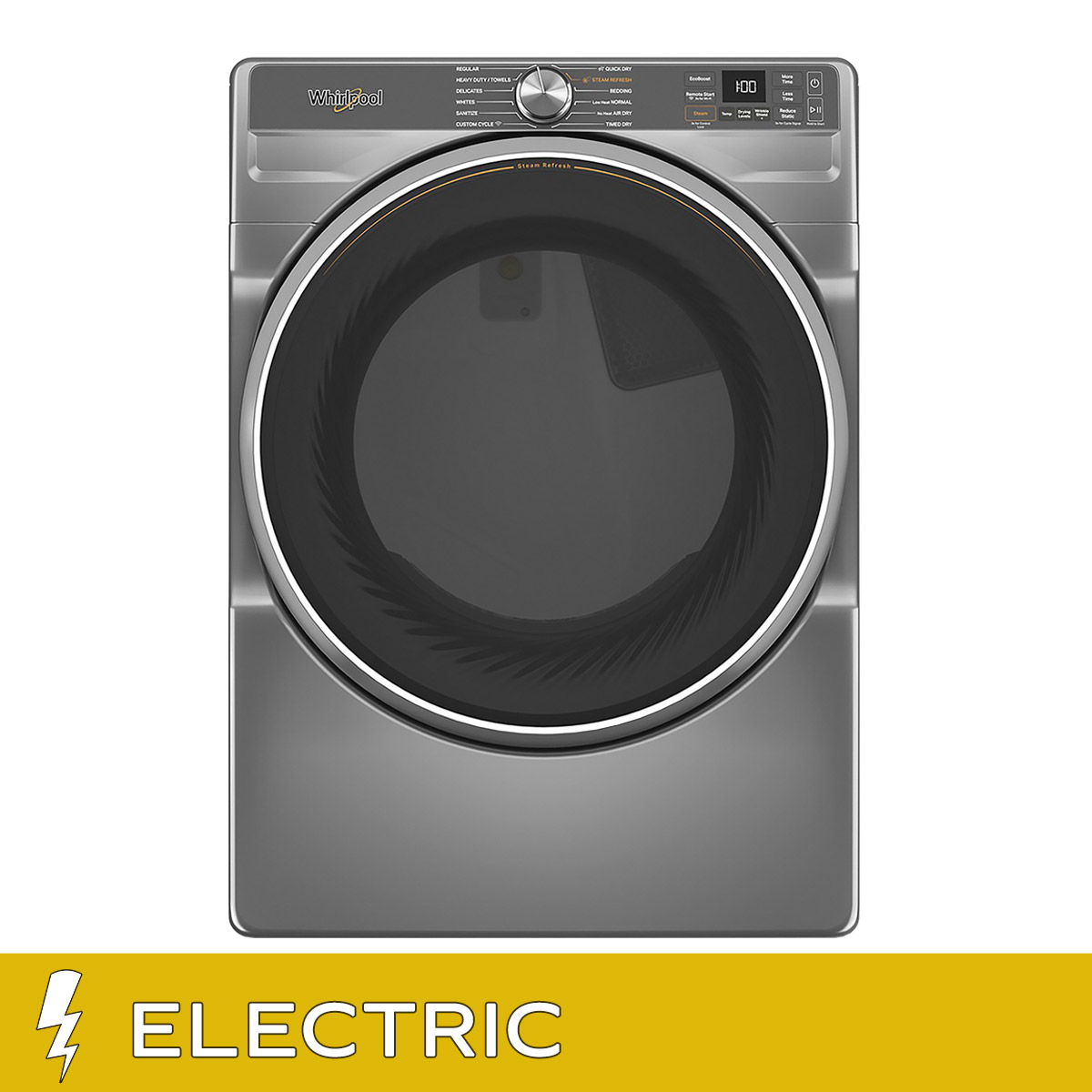 Whirlpool 7.4 cu. ft. Front Load Smart ELECTRIC Dryer with Steam