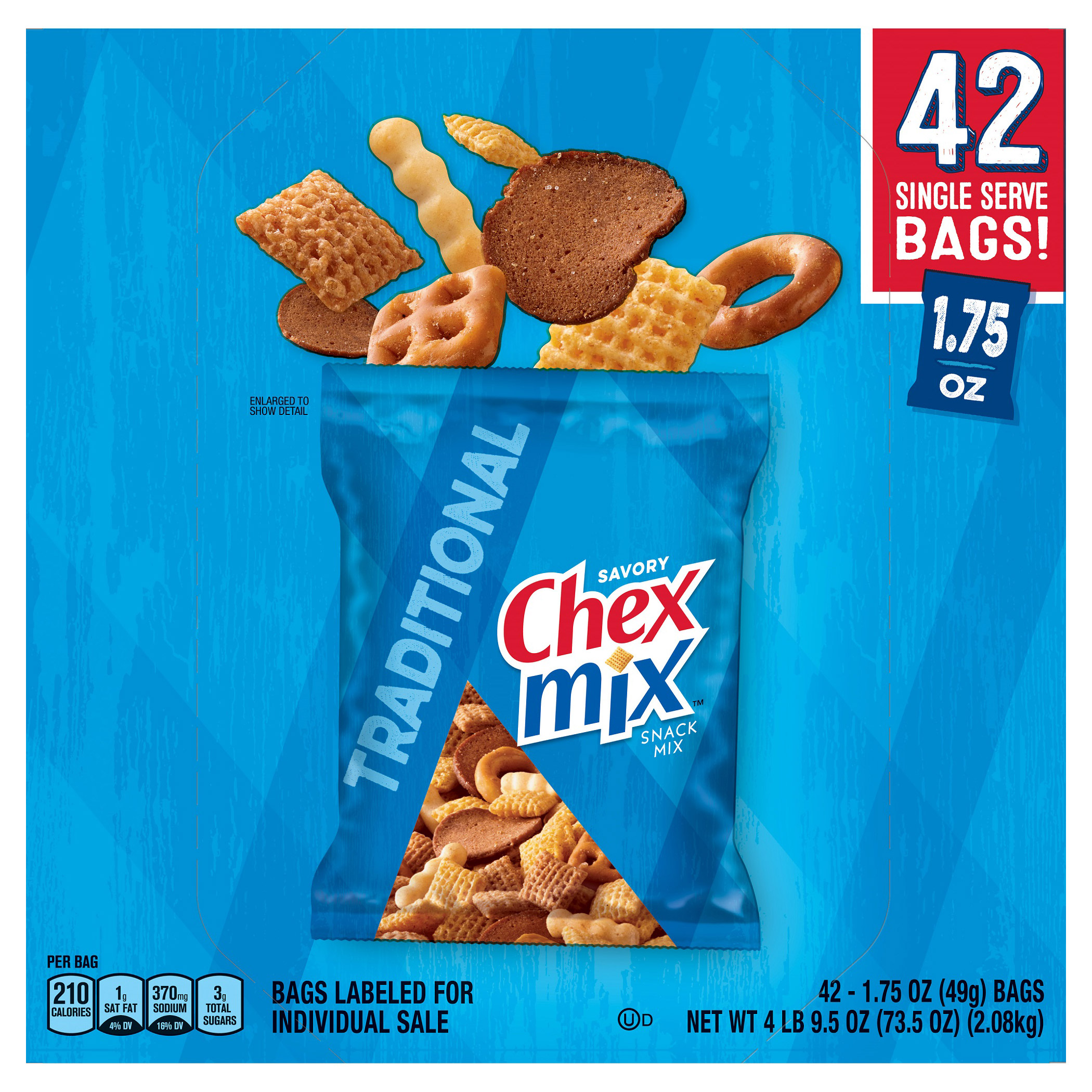 Chex Mix  Traditional  1.75 oz  42-count