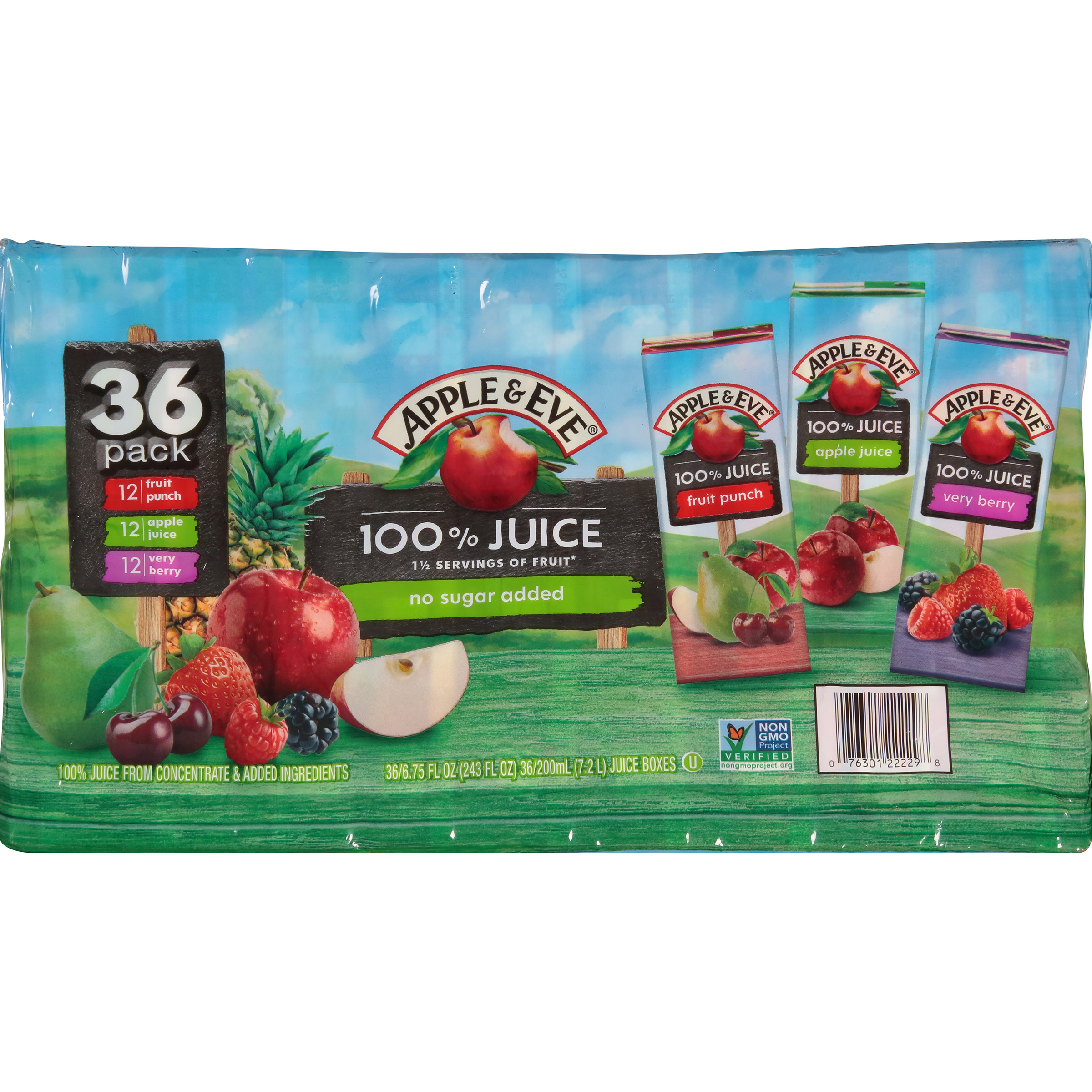 Apple & Eve  100% Juice  Variety Pack  6.75 fl oz  36-Count