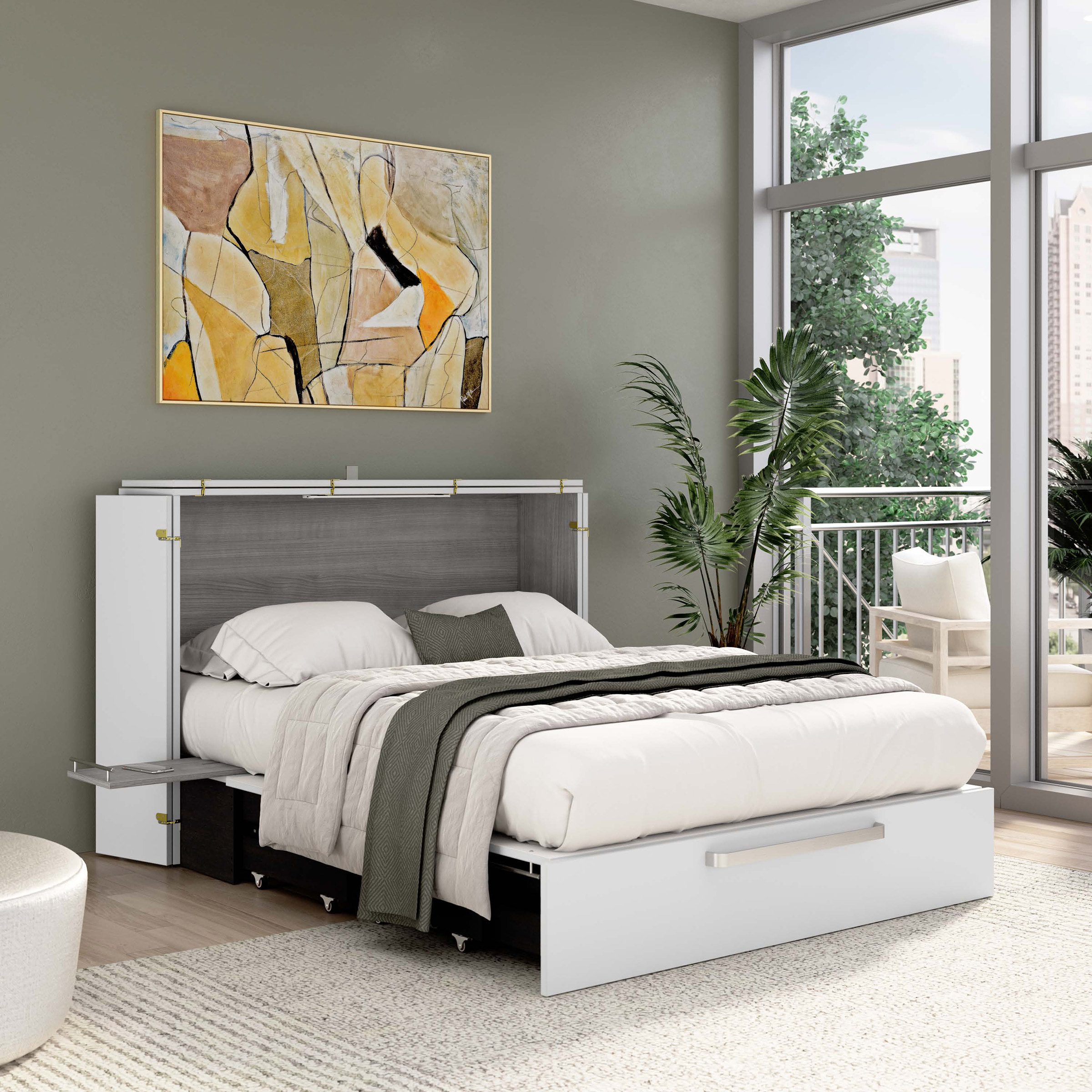 Borealis Murphy Bed Cabinet with Full Size Mattress | Costco