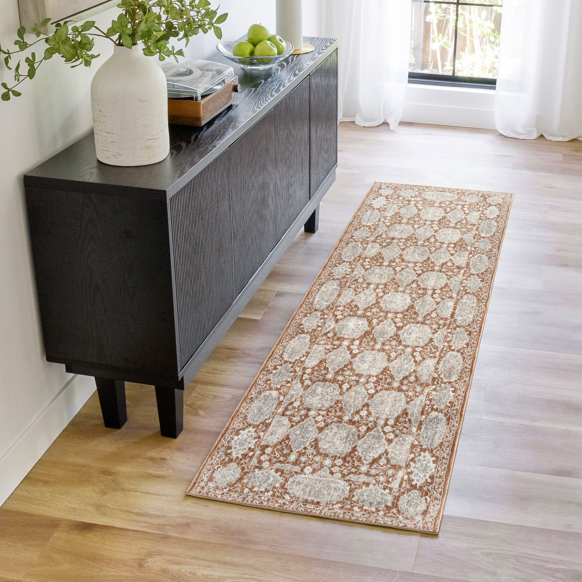 Prima Area Rug Collection, Eta Rust | Costco