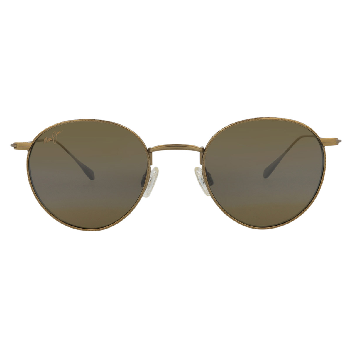 マニマリス　フルムーン　ナチュラル Maui Jim Pineapple 784-14D Slate Grey and Brown Stripe Neutral