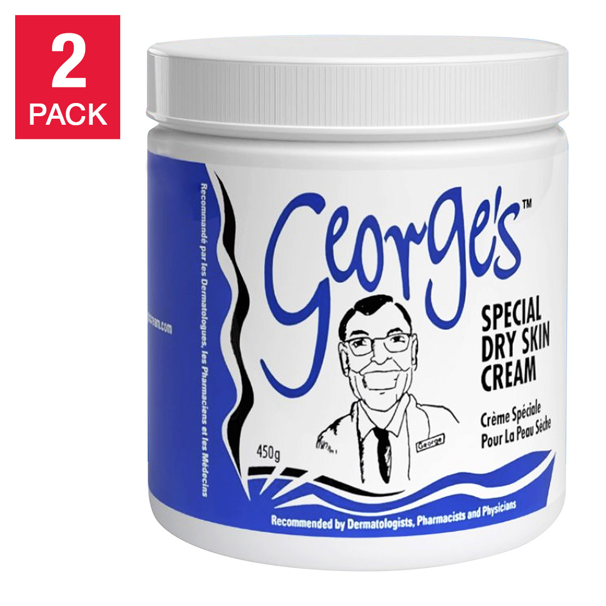 George's Special Dry Skin Cream, 2 x 450g