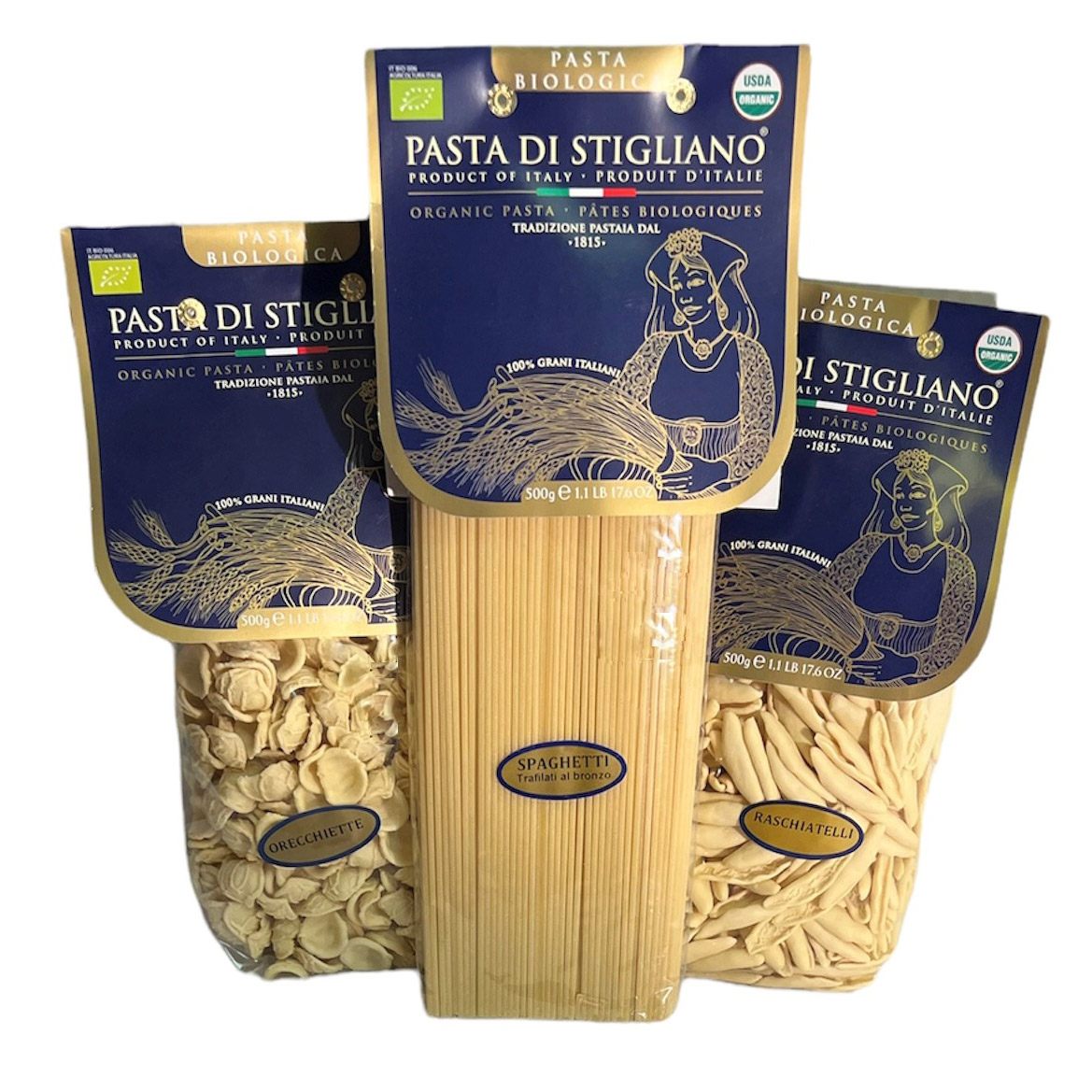 Pasta di Stigliano spaghetti, raschiatelli et orecchiette de blé dur ...