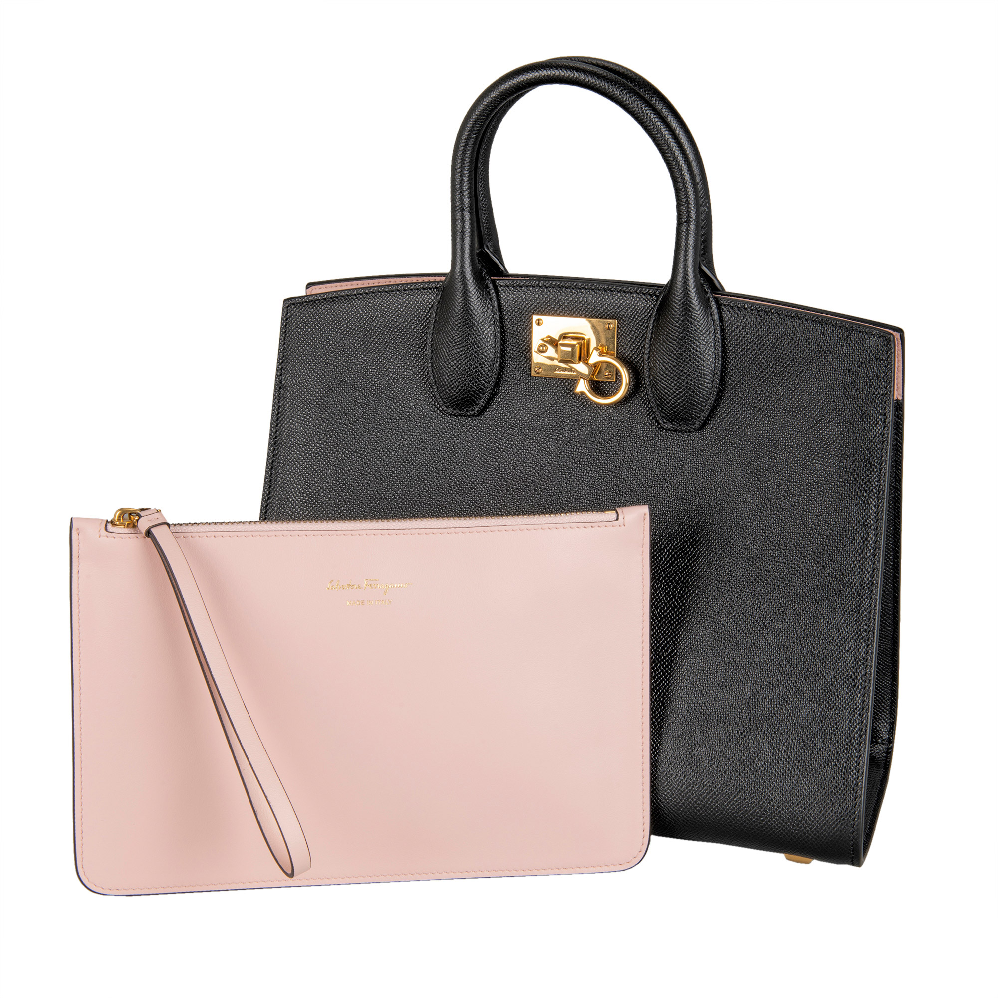 Ferragamo Studio Box Bag, Black | Costco