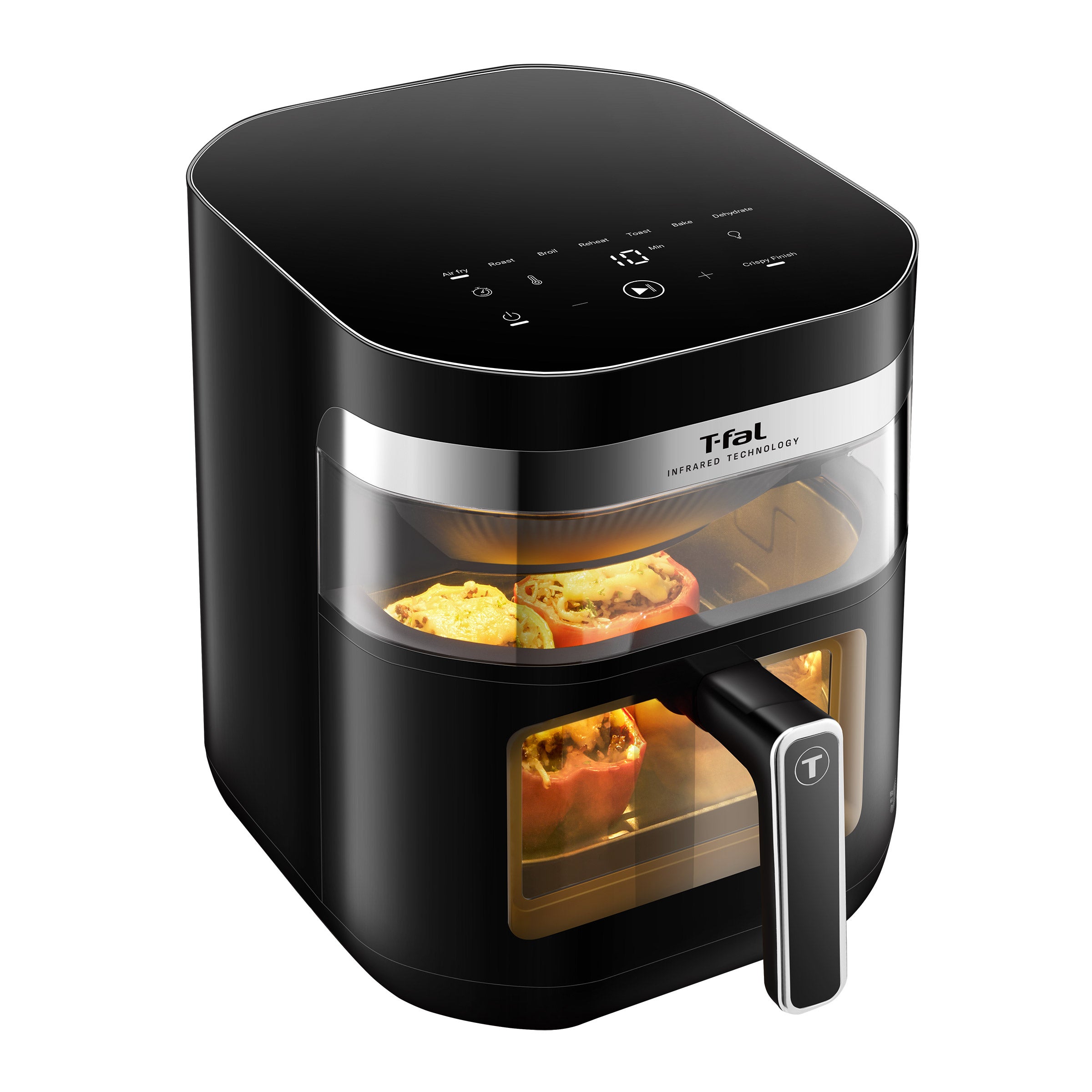 T-fal Dual Window Infrared Air Fryer 7.3QT, Dual Heating | Costco