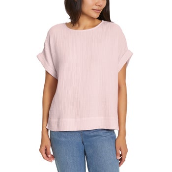 Gloria Vanderbilt Women's Cotton Gauze Top