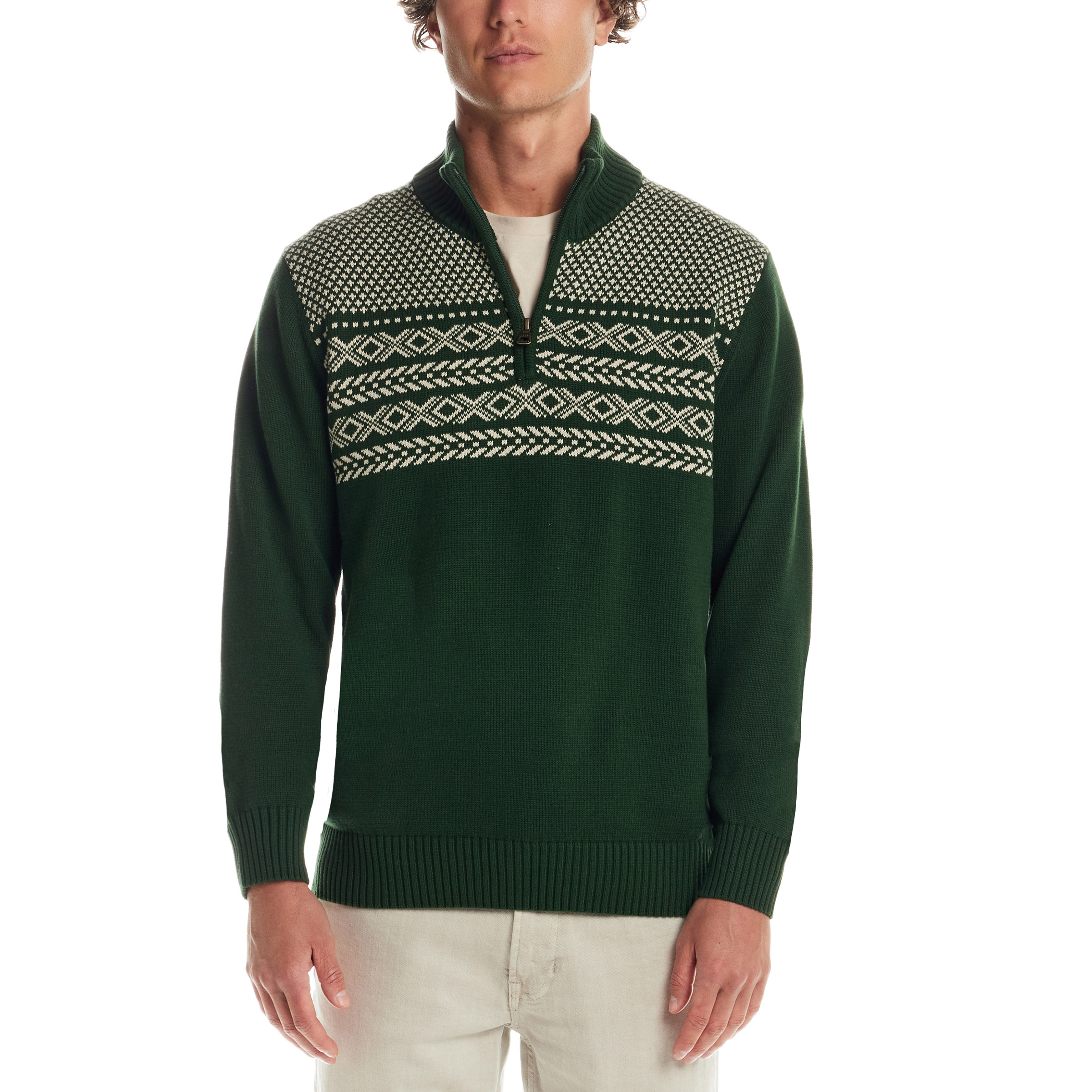 Weatherproof Vintage Men’s Holiday 1/4 Zip Sweater