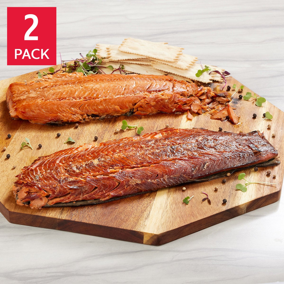 Trident Seafoods Smoked Sockeye Salmon, 2 Gift Packs | Costco