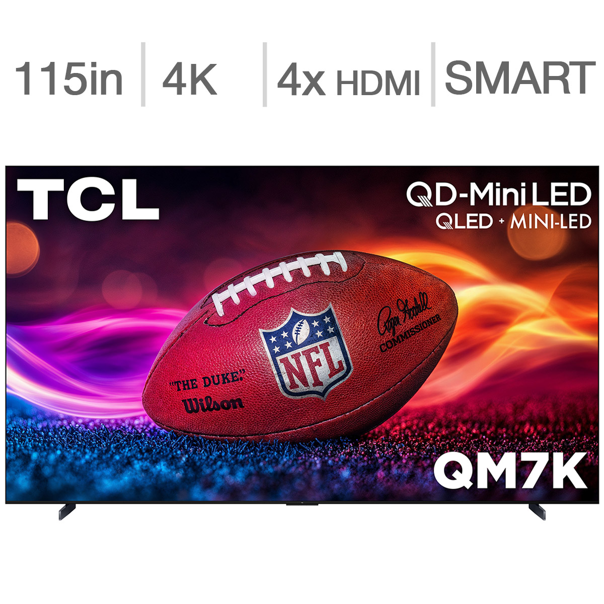 TCL 115" Class - QM7K Series - 4K UHD QD-Mini LED TV