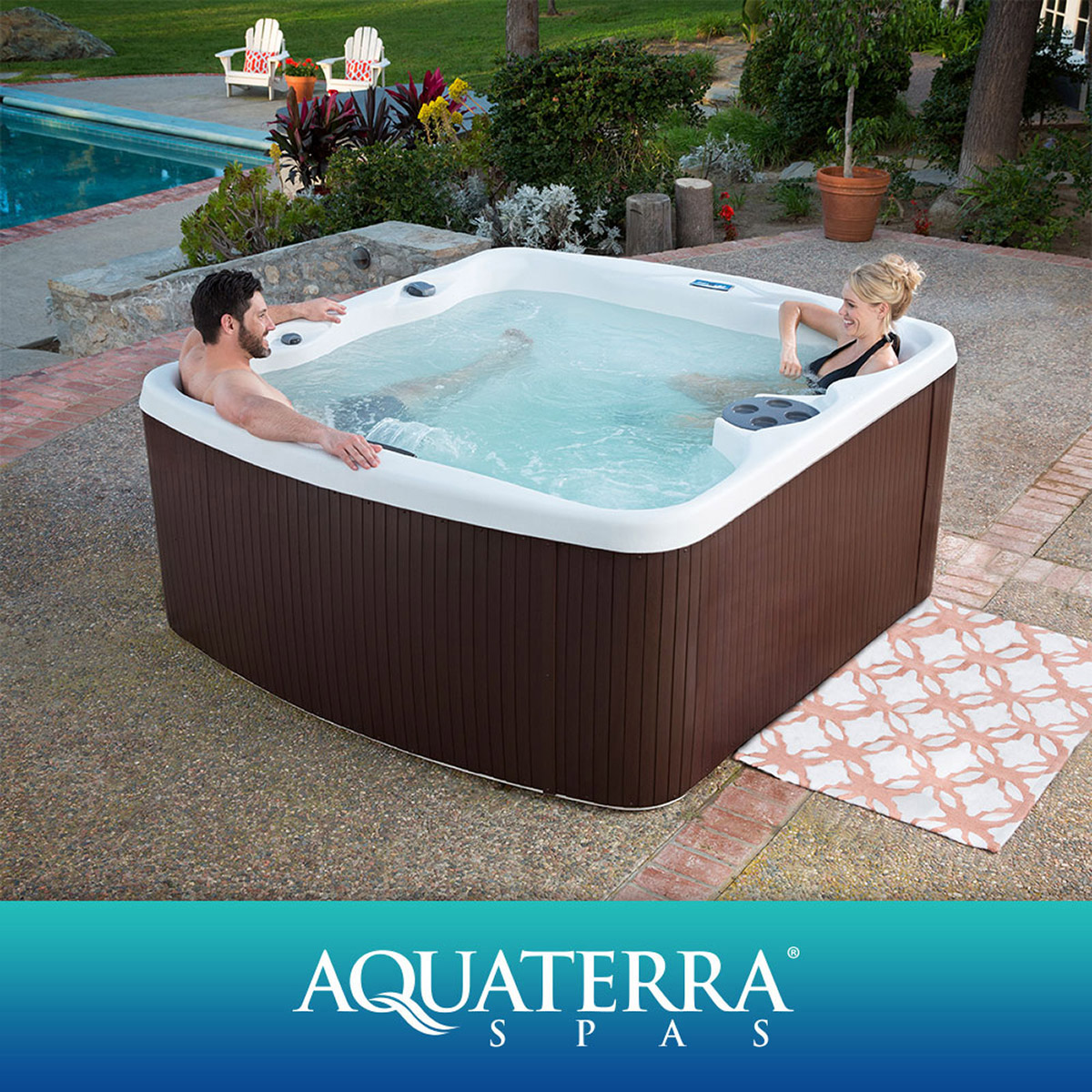 Aquaterra Spas Aryana 45-jet, 5-person Rotomolded Spa | Costco
