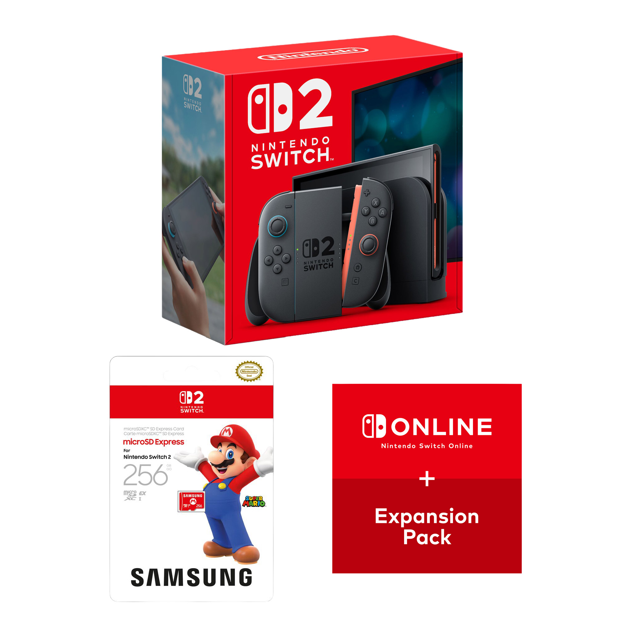Nintendo Switch 2 with 256GB microSD Express Card and Nintendo