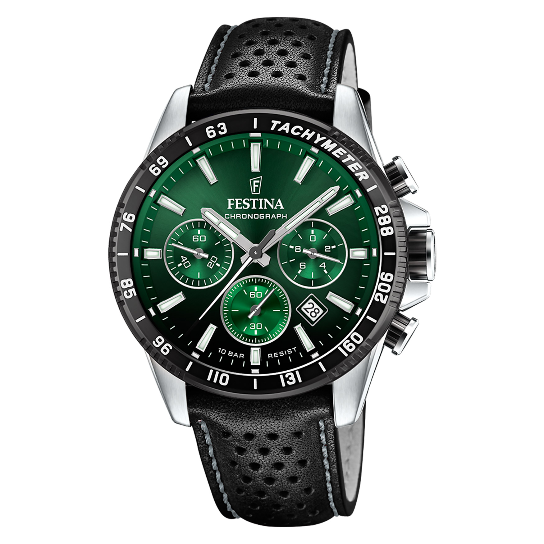 Festina Green Dial Men's Watch