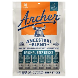 ARCHER ANCESTRAL BEEF STICKS 10.2 OZ BAG