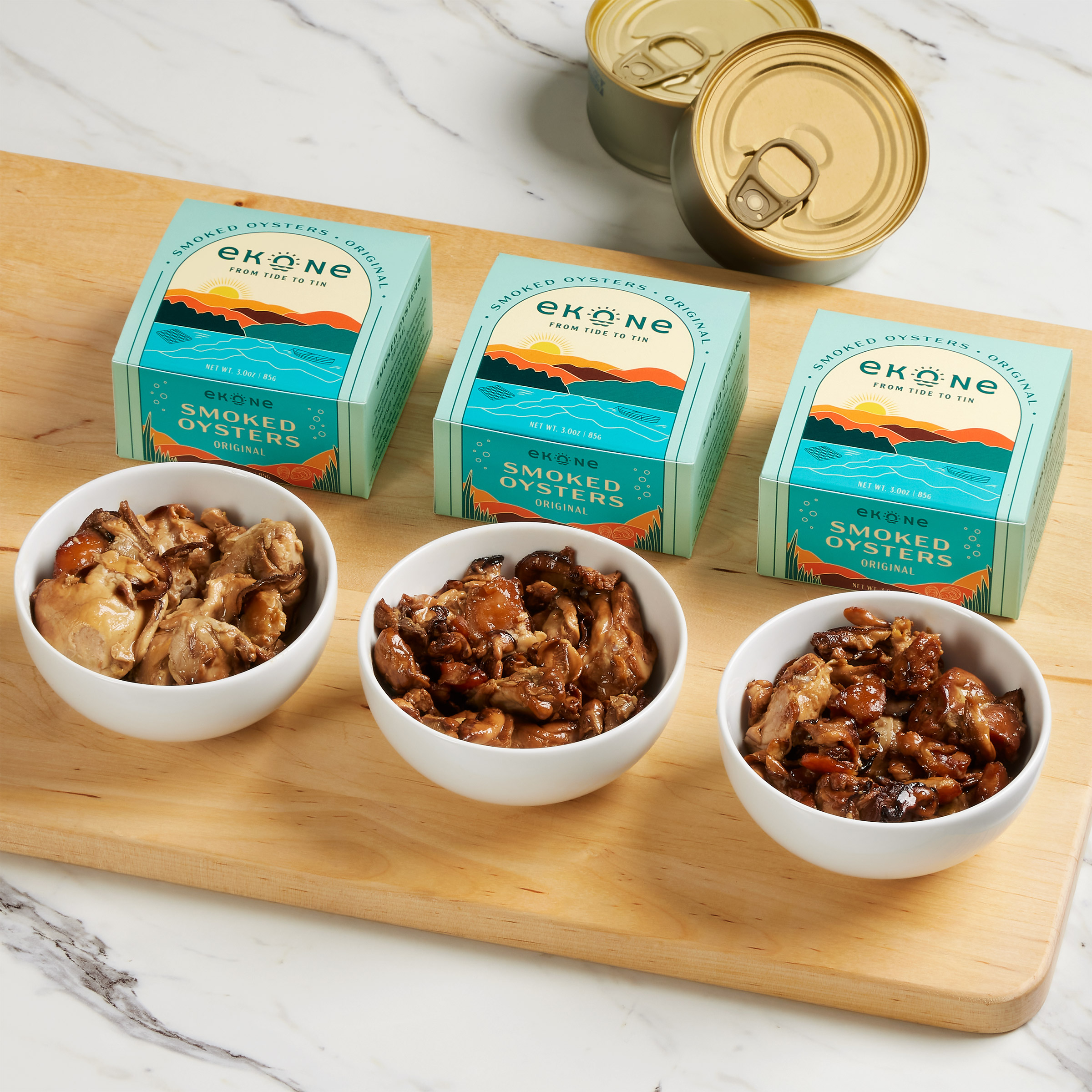 Ekone Original Smoked Oysters  8 Pack