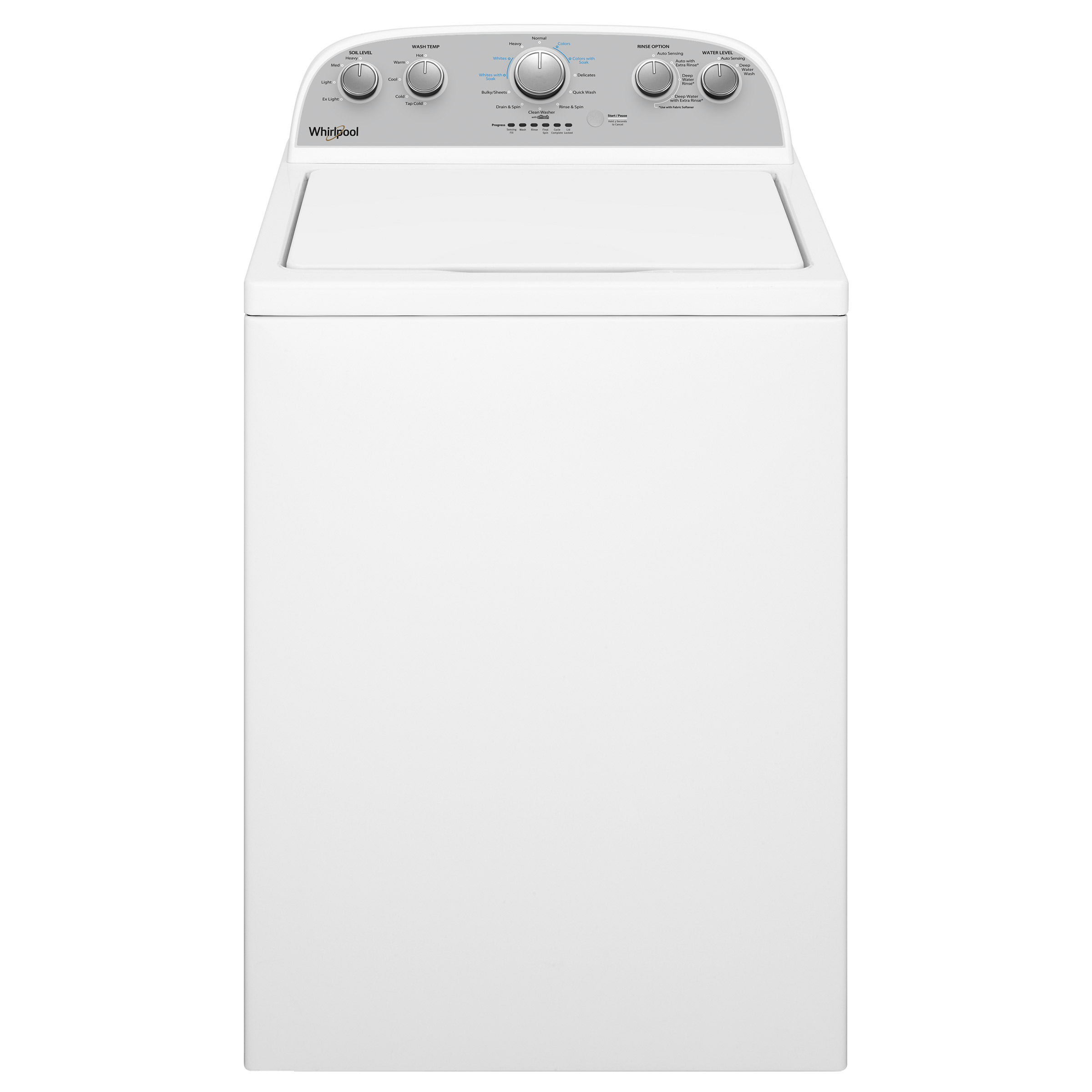 Whirlpool 3.8 cu. ft. Top Load Washer with Soaking Cycles in