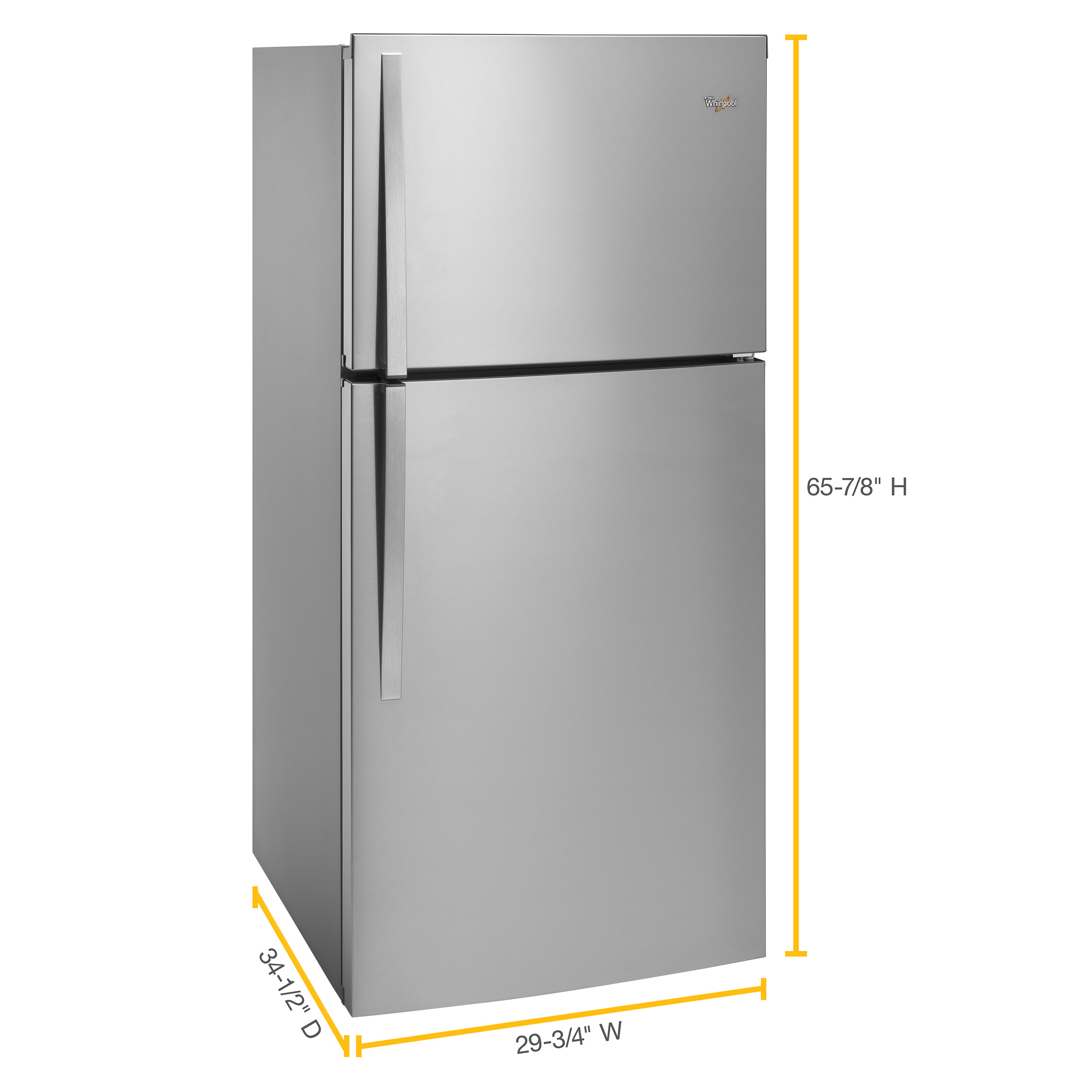 Whirlpool 19.2 cu. ft. Top Freezer Refrigerator with LED
