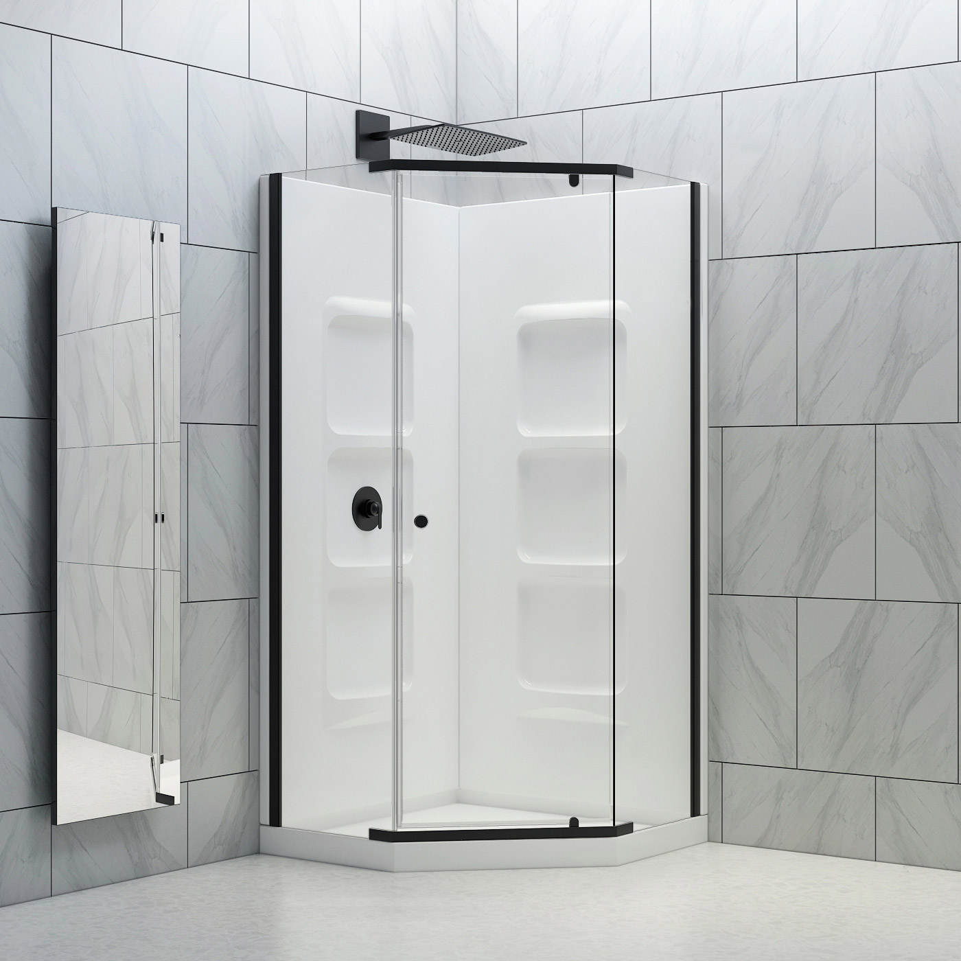 Appollo Bethany Neo-angle Shower Kit