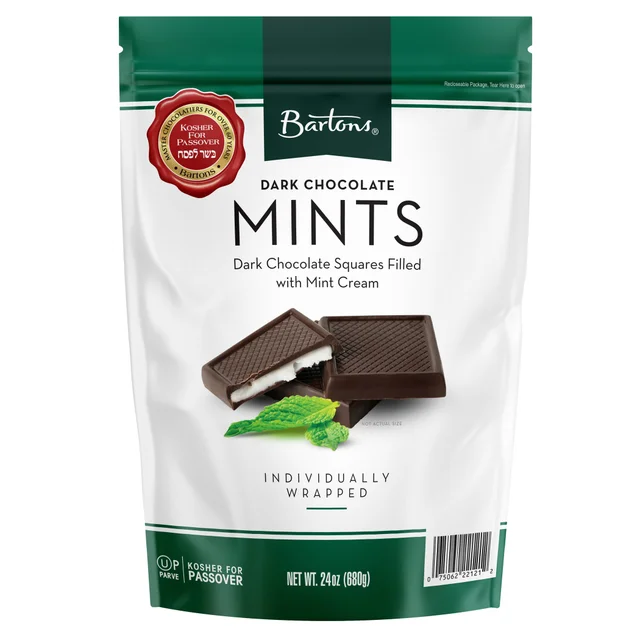 BARTON'S CHOCOLATE CREME MINTS 24 OZ (1.5 LBS)