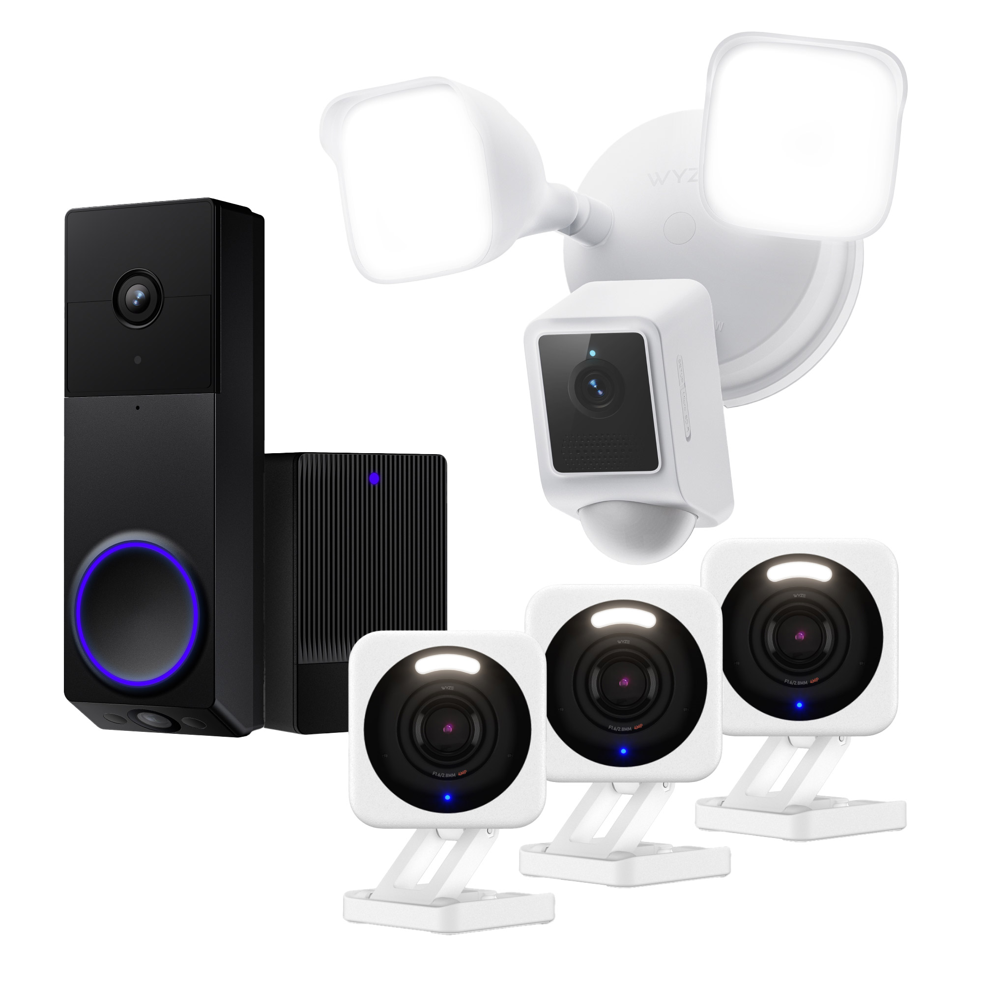 Wyze Front of Home 2K Security Bundle