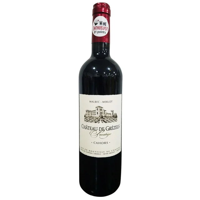 Ch De Grezels Prestige Red Blend Cahors, France, 750 ml