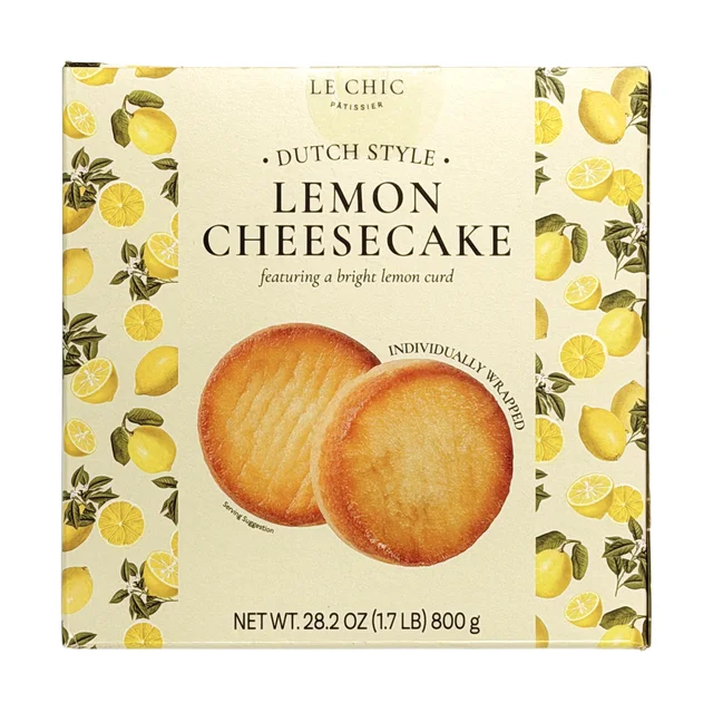 LE CHIC PATISSIER LEMON CHEESECAKES 16 PACK 28.2 OUNCES