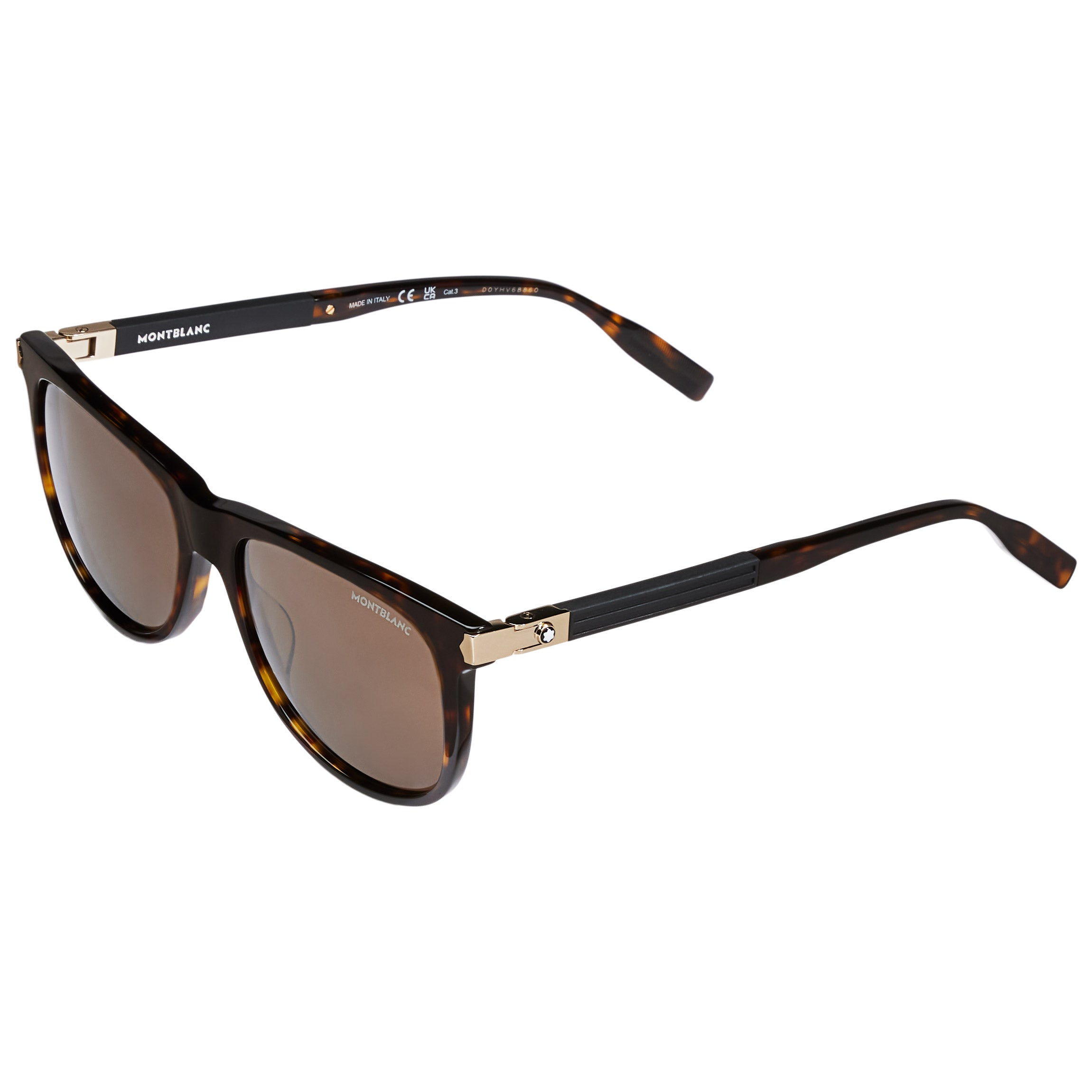 NWT Mont Blanc MB0040S Havana Cat Eye 56mm Sunglasses Montblanc MB0456S Linea Nib Man sunglasses | OtticaLucciola main image 3