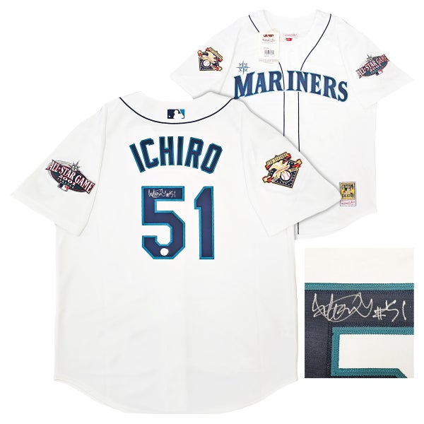 Ichiro Suzuki Autographed Seattle Mariners White Authentic Ichiro Suzuki Autographed Seattle Mariners White Authentic