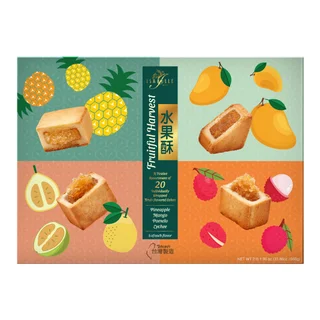 ISABELLE FRUITFUL HARV ASSORTMENT CAKES 33.86 OUNCE TIN